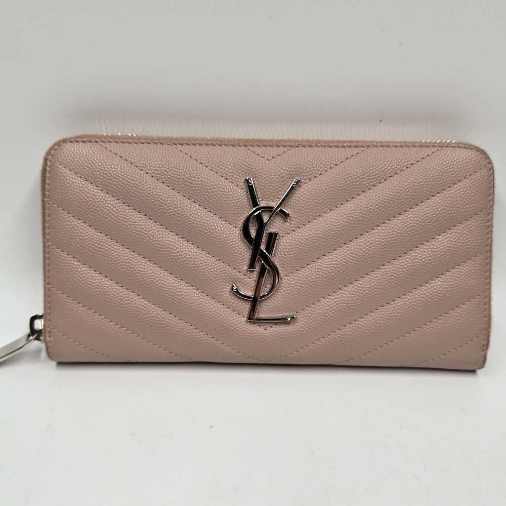 YSL Cassandre Wallet Pink